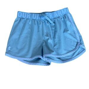 Under Armour Grey & Purple Athletic Shorts